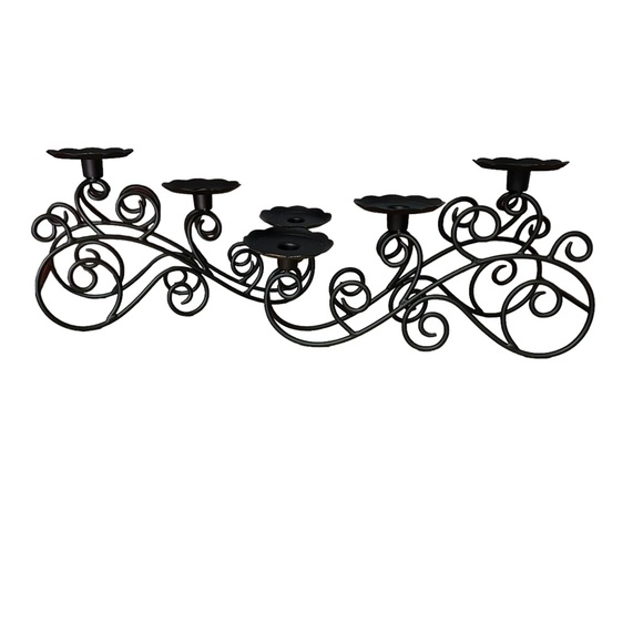 PartyLite Black Iron Candle Holder Set - Picture 4 of 5